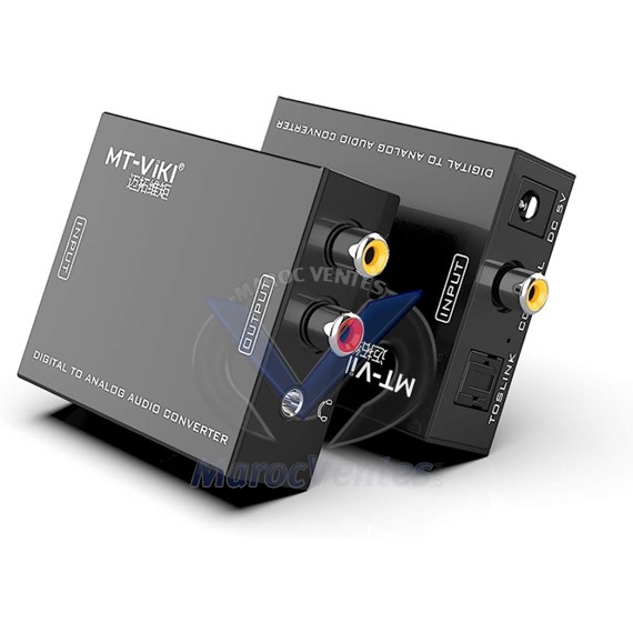 CONVERTISSEUR Audio Numérique Vers Analogique MT-VIKI MT-DA21 OPTIC TO RCA MT-Viki MT-DA21